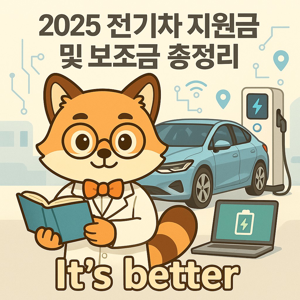 2025 전기차 지원금 및 보조금 총정리
