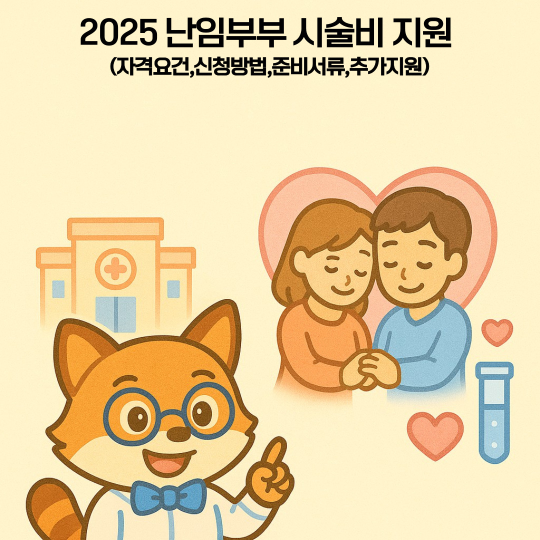 2025 난임부부 시술비 지원 대표 타이틀 화면