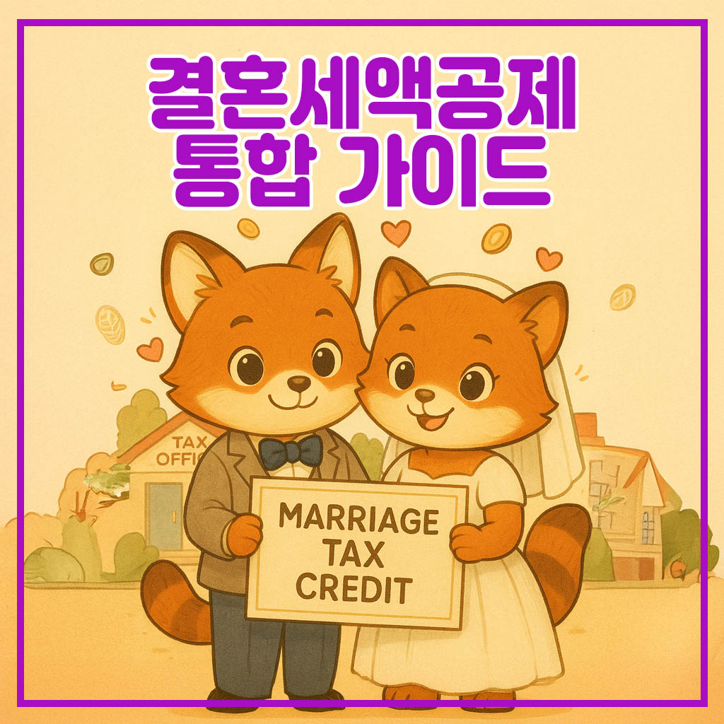 결혼세액공제 혼인세액공제 통합가이드