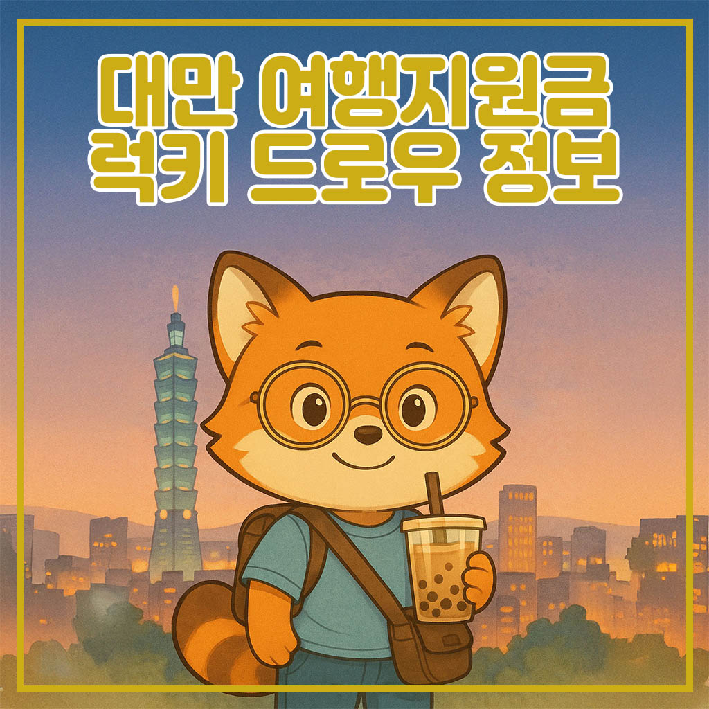 대만 여행지원금 대표 이미지