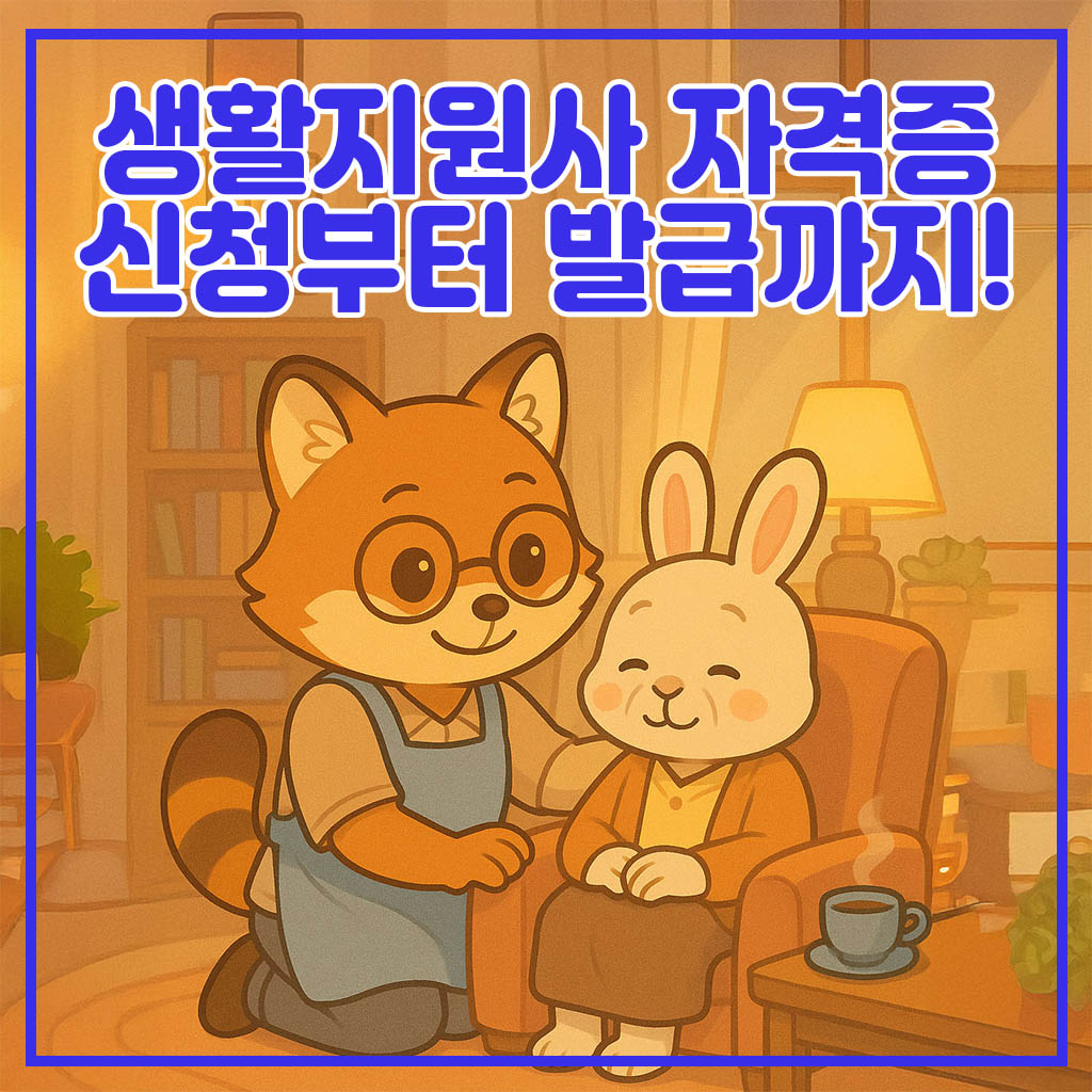 생활지원사 자격증 대표 이미지