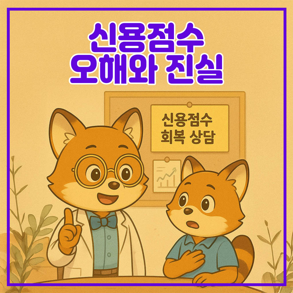 신용점수 오해와 진실