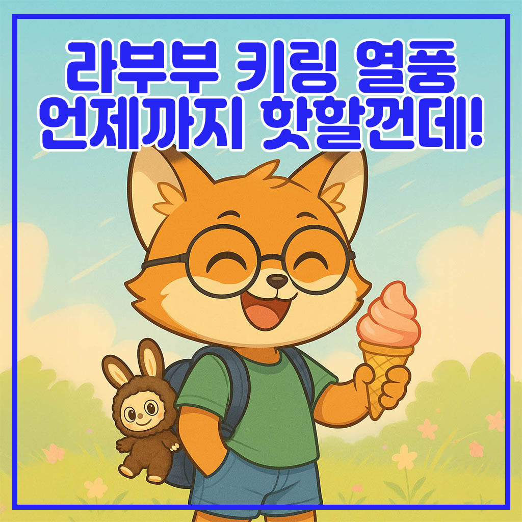 라부부 키링 열풍