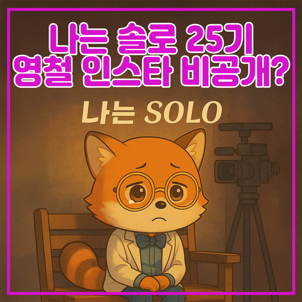 나는 솔로 25기 영철 인스타 비공개