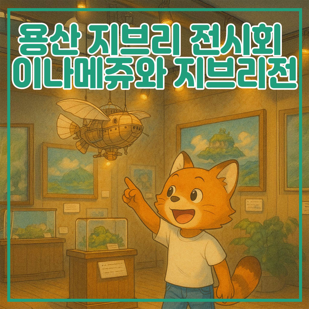 용산 지브리 전시회, 이나메쥬와 지브리전 대표 이미지