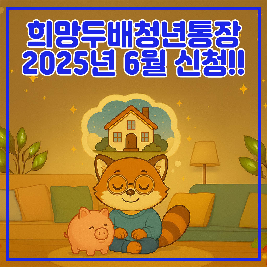 희망두배청년통장 2025년 6월 신청 대표 이미지