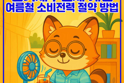 전기세 누진세 계산 여름철 소비전력 절약 방법